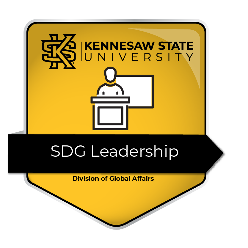 SDG Leadership presented by Division of Global Affairs, Badge II