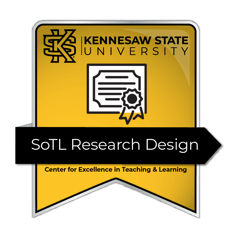 SoTL Research Design presented by CETL- Badge I